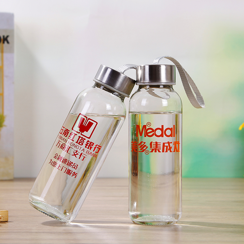 運動水壺,單層高硼硅玻璃杯,單層杯,運動型玻璃杯廠家